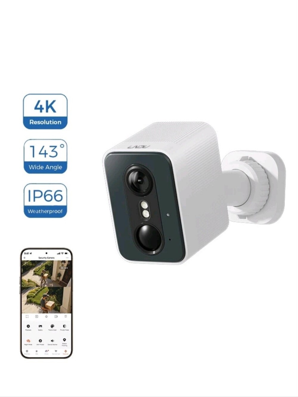 NEW 4K Wireless Security Camera